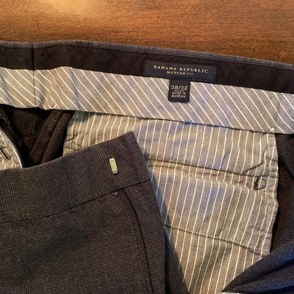 Banana Republic Men's Cordoroy Like Super Soft Pants, Size 38/32